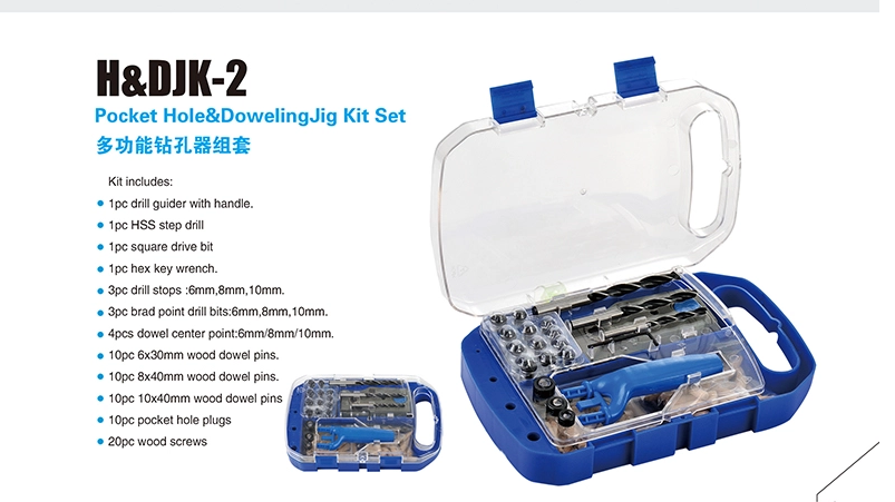 Pocket Hole&DowelingJig Kit Set H&DJK-2