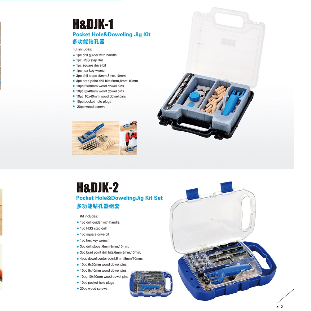 Pocket Hole&Doweling Jig Kit H&DJK-1